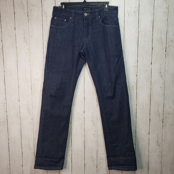 DSTLD Men's Slim Raw Denim Jeans Size W31x L32. - Picture 2 of 5
